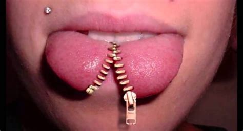 Argentinian girl with tattooed tits. . Split tongue blowjob